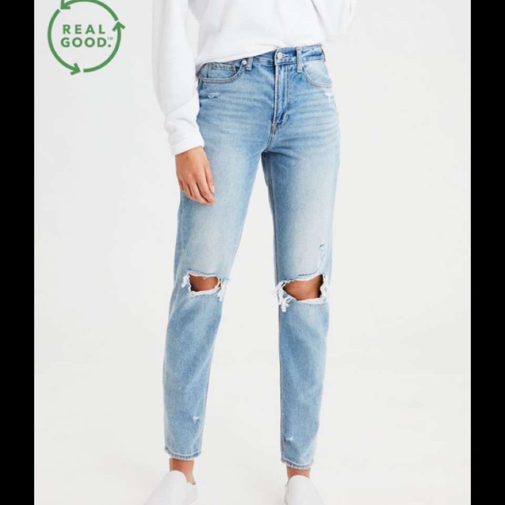 AE mom jeans
